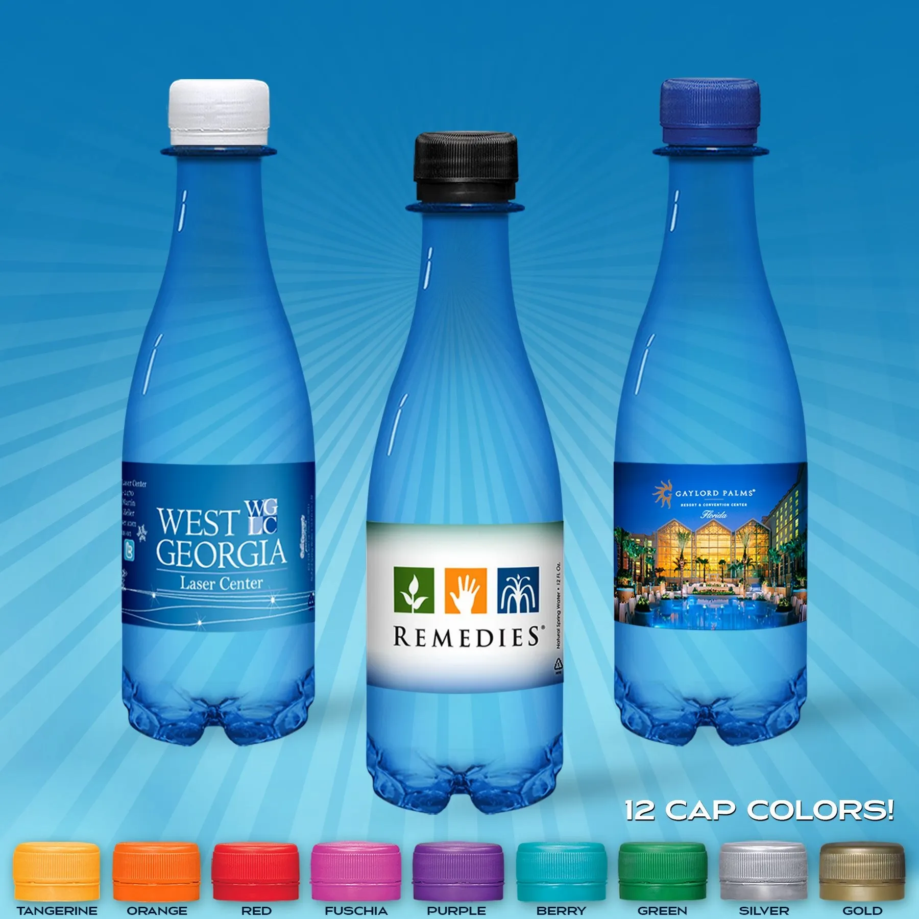 Custom Bottled Water - Custom Patch Factory