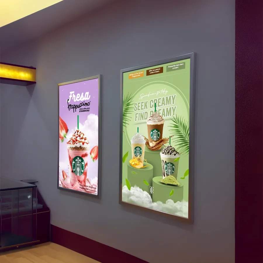Aluminium Photo Frame Slim light Box - Custom Patch Factory