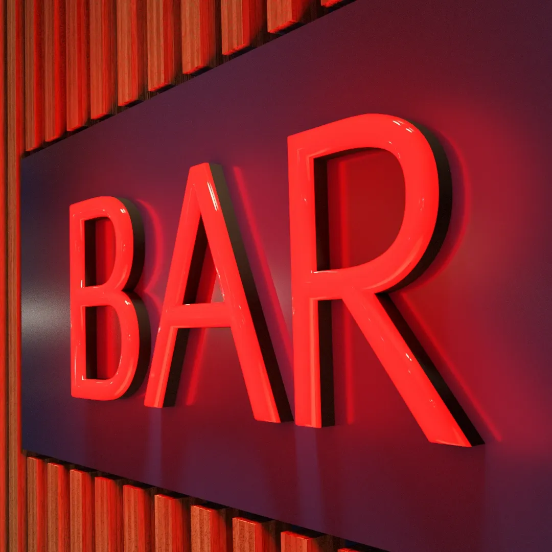 Acrylic Neon Signs - Custom Patch Factory