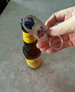 CustomPatchFactory.Com - Multi-use Alloy Bottle Opener Keychain