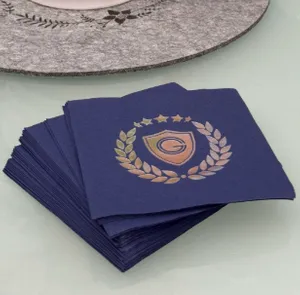 CustomPatchFactory.Com - Custom Foil Stamped Beverage Napkin