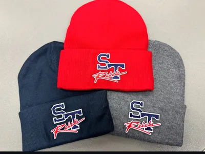 Embroidered Patches - Beanies for our football coaches and players