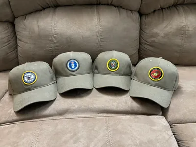 Woven Patches - Patches for the VFW Had to sew around patches to keep them on