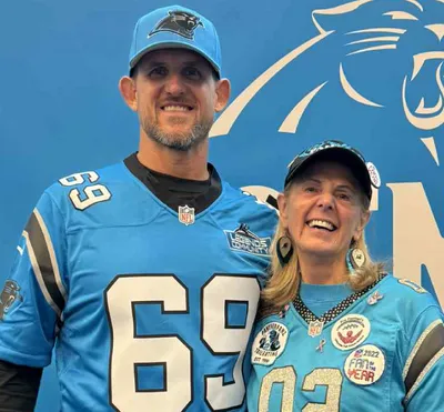 Embroidered Patches - Carolina Panthers meet and greet with Jordan Gross Retired player