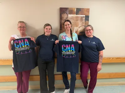 Gildan Adult 50/50 T-Shirt - These turned out perfect I am a Director of Nursing in a long term care facility and we purchased these for our CNAs for National Certified Nursing Assistant week