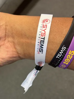 Full Color Satin Cloth Wristbands -