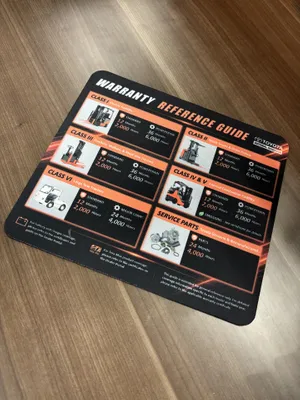 Custom Printed Rectangular Mouse Pad - Mousepads to give out to tradeshow attendees Liked them so much we ordered more