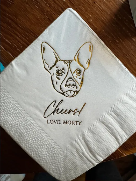 CustomPatchFactory.Com - Custom Foil Stamped Beverage Napkin