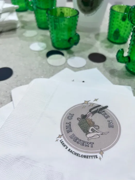 CustomPatchFactory.Com - Custom Beverage Napkin