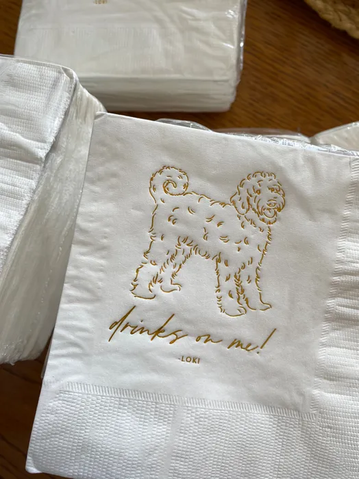 CustomPatchFactory.Com - Custom Foil Stamped Beverage Napkin