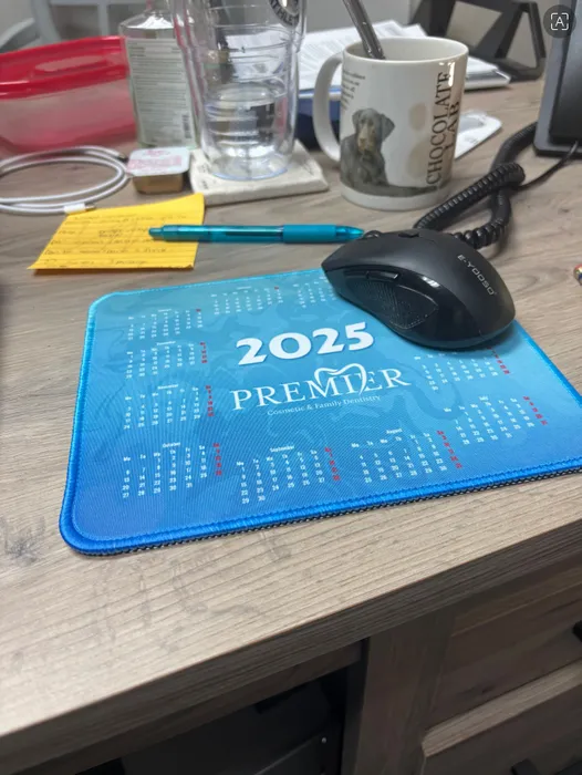 CustomPatchFactory.Com - Light Blue Calendar Mouse Pad