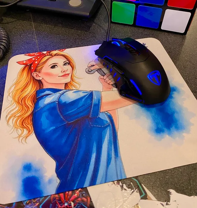 CustomPatchFactory.Com - Custom Printed Rectangular Mouse Pad