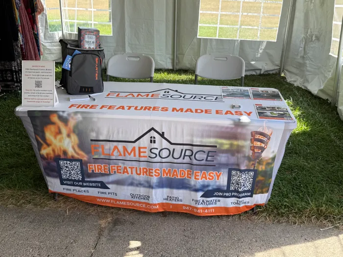 CustomPatchFactory.Com - Custom Zip Up Trade Show Display Tension Fabric 10' x 8'