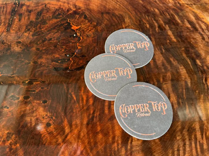 CustomPatchFactory.Com - Kraft Paper Coaster