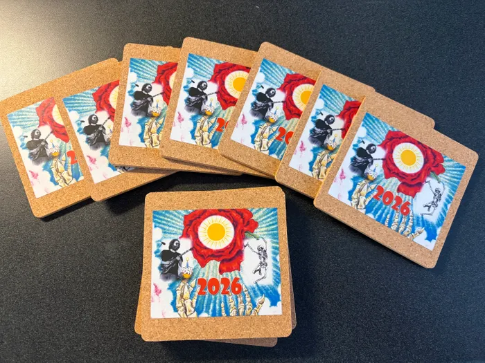 CustomPatchFactory.Com - Cork Coasters