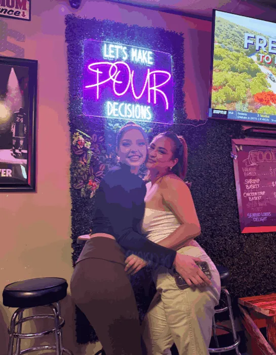 CustomPatchFactory.Com - Let's Make Pour Decisions Neon Signs