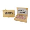 Business Card Box with Peppermint Bark 