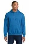 Gildan Adult Heavy Blend 8 oz., 50/50 Hooded Sweatshirt Heather Dark Maroon