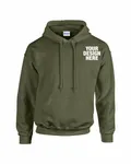 Gildan Adult Heavy Blend 8 oz., 50/50 Hooded Sweatshirt Military Green