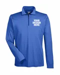 Team 365 Men's Zone Sonic Heather Performance Quarter-Zip SP ROYAL HEATHER
