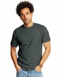 Hanes Adult Beefy-T with Pocket Charcoal Heather