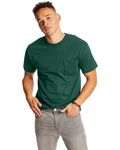 Hanes Adult Beefy-T with Pocket Deep Forest