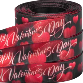 Heat Transferred Grosgrain Ribbon - Custom Patch Factory
