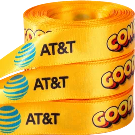 Heat Transferred Double Face Satin Ribbons - Custom Patch Factory