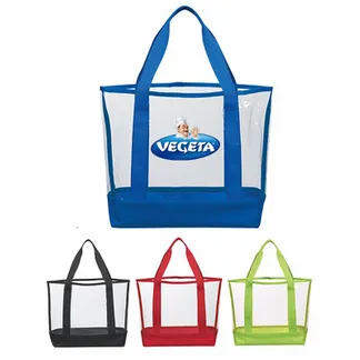 Custom Clear Casual Tote Bag - Custom Patch Factory