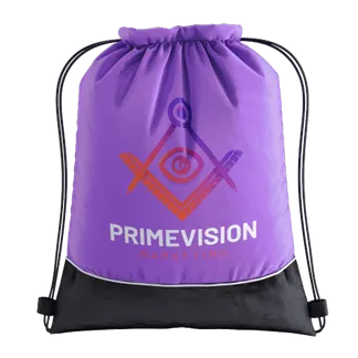 Two-tone Drawstring Bag - Custom Patch Factory