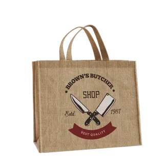 Small Jute Tote Bags - Custom Patch Factory