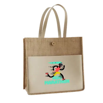 Jute Tote Bags - Custom Patch Factory