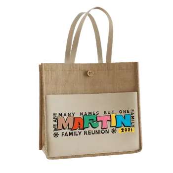 Jute Tote Bags - Custom Patch Factory