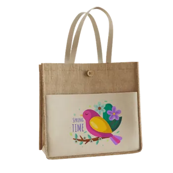 Jute Tote Bags - Custom Patch Factory