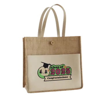 Jute Tote Bags - Custom Patch Factory