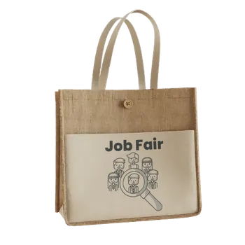 Jute Tote Bags - Custom Patch Factory