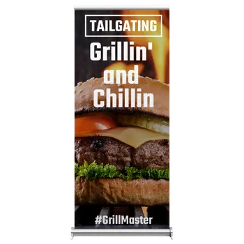 Banner Stands - Custom Patch Factory