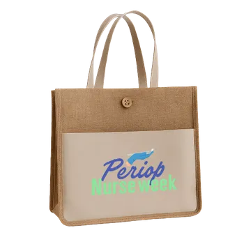 Jute Tote Bags - Custom Patch Factory
