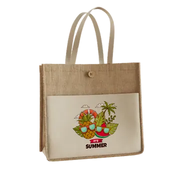 Jute Tote Bags - Custom Patch Factory