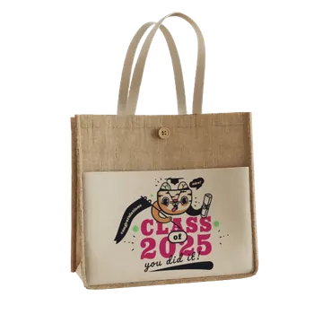 Jute Tote Bags - Custom Patch Factory