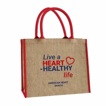 Jute Tote Bags - Custom Patch Factory