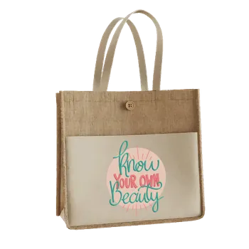 Jute Tote Bags - Custom Patch Factory