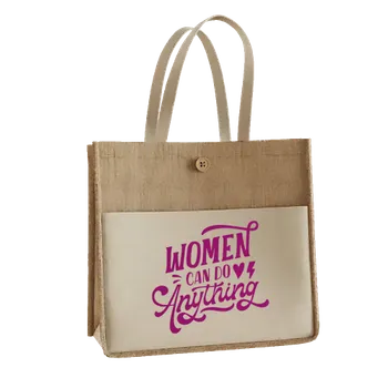 Jute Tote Bags - Custom Patch Factory
