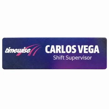 UV Printed Name Badges - Custom Patch Factory