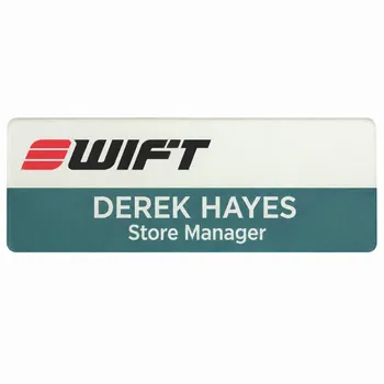 Acrylic Name Badges - Custom Patch Factory