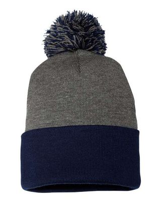 Dark Heather Grey/ Navy Dark Heather Grey/ Navy - Custom Patch Factory