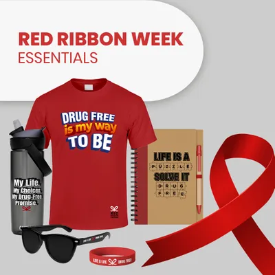 Red Ribbon Week Essentials - Custom Patch Factory