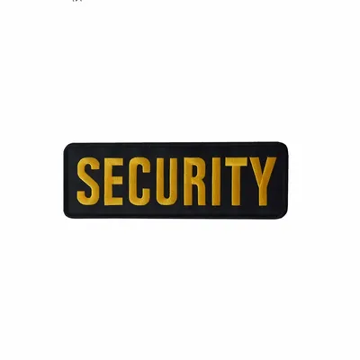 Black and Yellow Security Patch