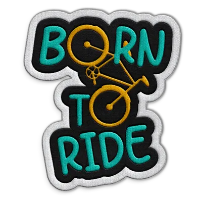 Born To Ride Hat Patch