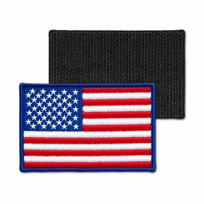 Custom American Flag Velcro Patches